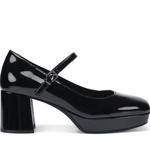 New Aerosoles 8.5 Black Patent Mary Jane’s Shanon Cottagecore Goth Kawaii